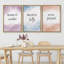 «Make It Believe Stay Présent», impression sur toile encadrée sur toile, 3 pièces-128128870-128128873