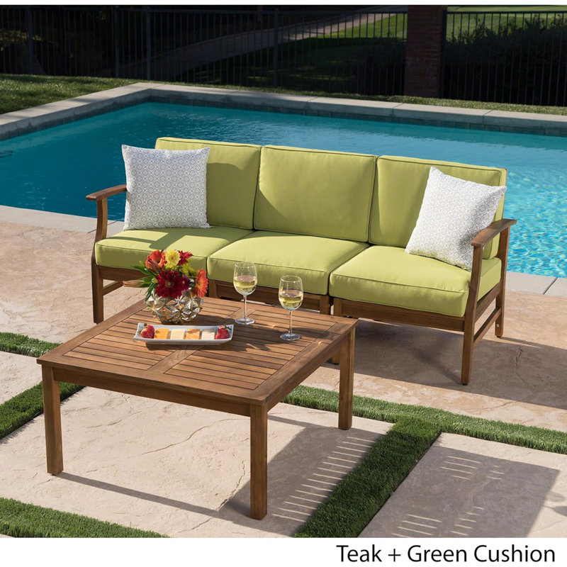 3 SEATER SOFA AND TABLE SET