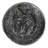 Wolf Incense Burner with Triple Moon & Celtic Knotwork, 5-Inch Round Ash Catcher