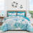 7-Piece Coastal Beach Comforter Set, Ocean Nautical All-Season Bedding-122815442-122815443