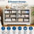 6/7 Drawer Boho Dresser, Wooden Chest with Decorative Front & Crystal Knobs for Bedroom-421347294