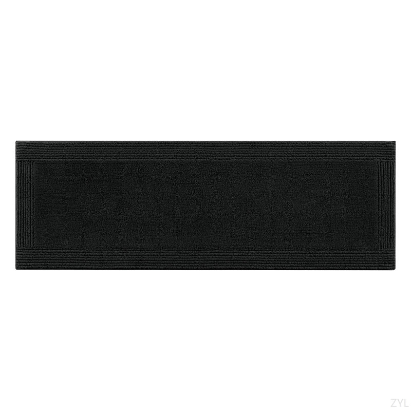 1 PCS 100% Cotton Tufted 3000 GSM Reversible Bath Rug, Rectangle 2' x 3'8"