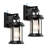 Rustic Farmhouse Black Wall Lanterns Dusk to Dawn Outdoor Wall Lights Waterproof Lighting Fixtures-705743261