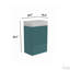 Meuble-lavabo rayé 20 po avec lavabo en céramique-1141226806
