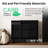 Meher 45" W Vinyl Record Storage Cabinet with Charging Station, Adjustable Open Shelves-339907862