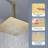 Rain Fixed Shower Head 2.5 GPM GPM-90695527