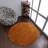 Birck HAND KNOTTED LOOM SILK ECO-FRIENDLY AREA RUGS  - Orange Color | Solid Design | Area Rugs for living room, Bedroom-115922453
