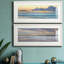 Blue Horizon - ensemble de 2 reproductions d'art encadrées-401901407