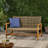 Natural With Iron Frame Stable Wood And Accent Traits-1137016485