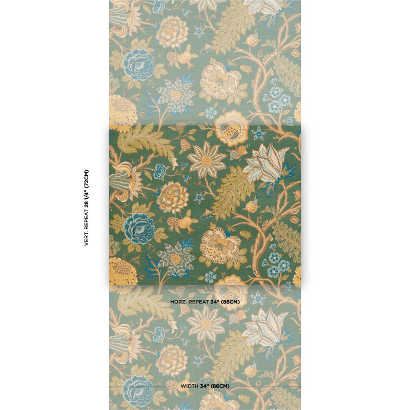 Darsy Tree Of Life Sisal Wallpaper, Juniper