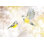 Adhésif mural pelez et collez - Jaune aquarelle