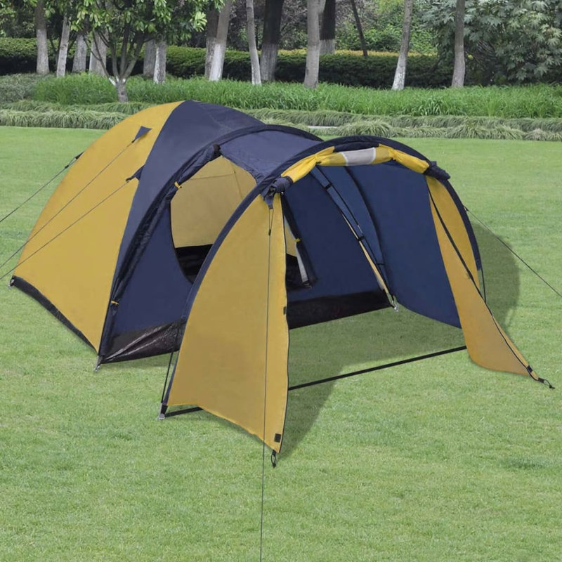 4 Person Tent, Yellow