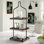Kalalou Gray Metal Tiered Display – 32 Inch Gunmetal Table Decor