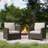 Woven Rattan Outdoor Patio Chair Set Of 2-815442435