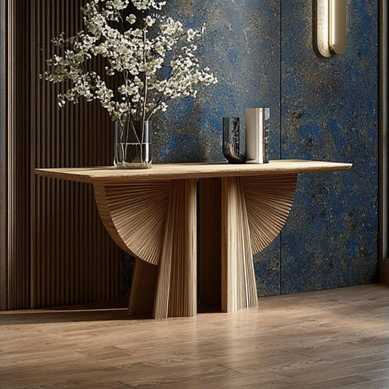 Console rétro de luxe de style français
