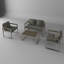 Canapé double en aluminium tissé en aluminium-60711988