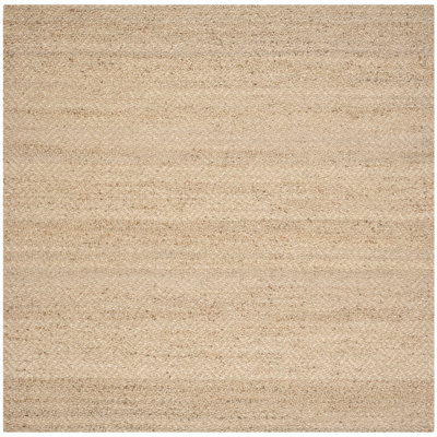 Tapis en jute tissé à la main Borrego