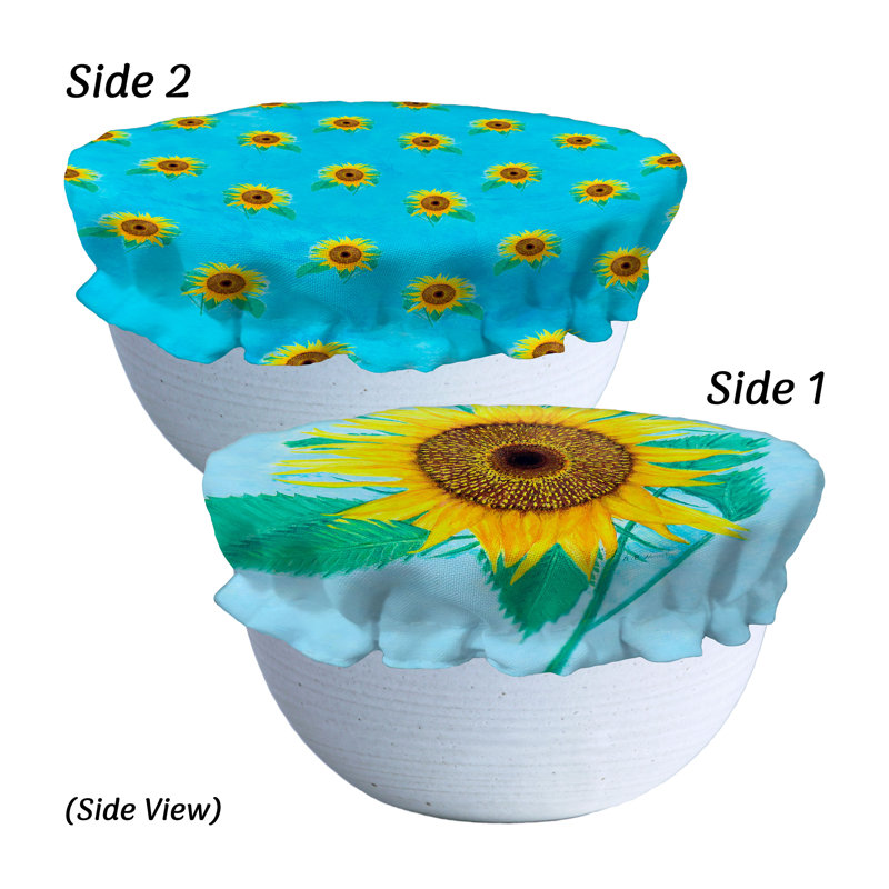 Couvercle de bol réversible Dick's Sunflowers, 14"