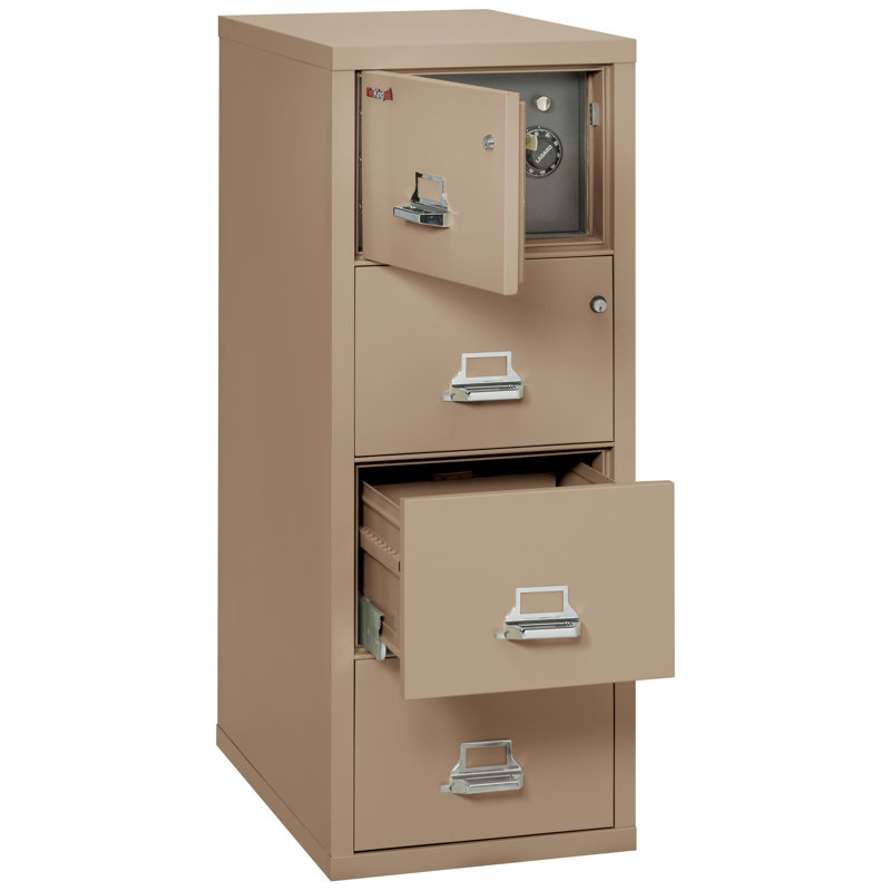 Legal 20.8125'' Wide 3 -Drawer Steel File Cabinet, Taupe