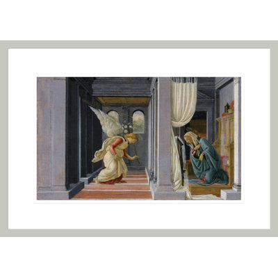 The Annunciation by Sandro Botticelli -Framed Giclee Print