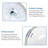 Myhomekeepers 16'' Ceramic Circular Bathroom Sink