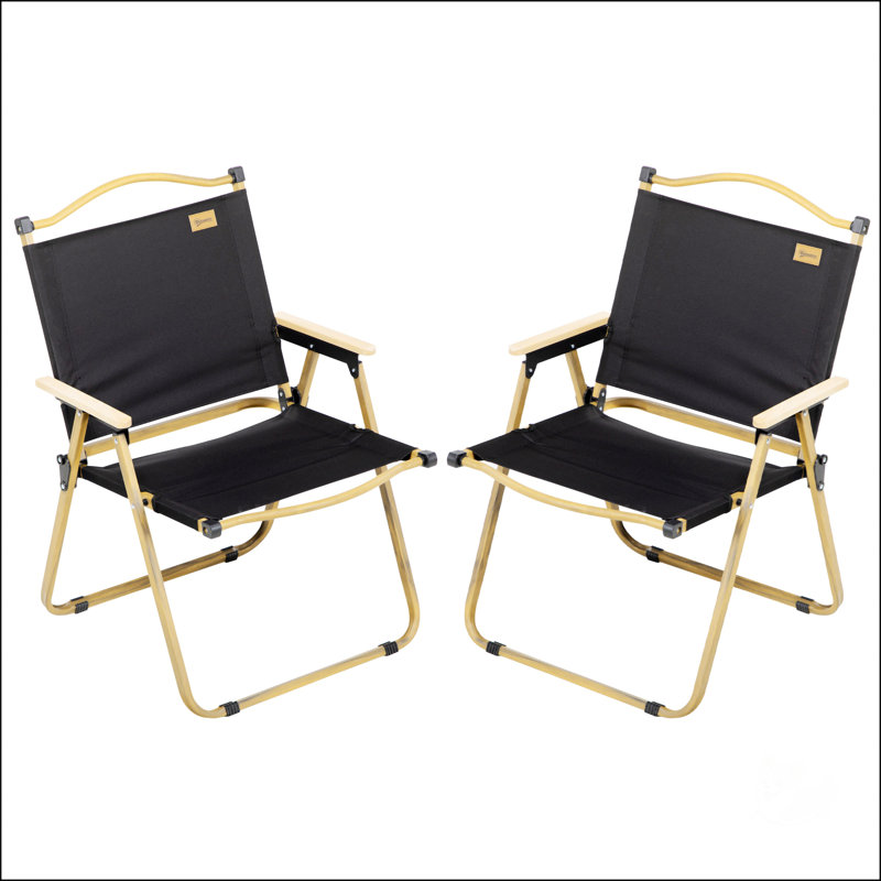 Ensemble de 2 chaises de camping pliantes