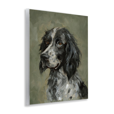 «Cocker Spaniel Portrait», art mural sur bois par Victoria Barnes