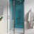 36"-37.25" W X 72" H Pivot Swing Frameless Bifold Glass Shower Door-115717546