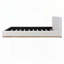 Velvet Upholstered Bed With Solid Wood Frame-789265634