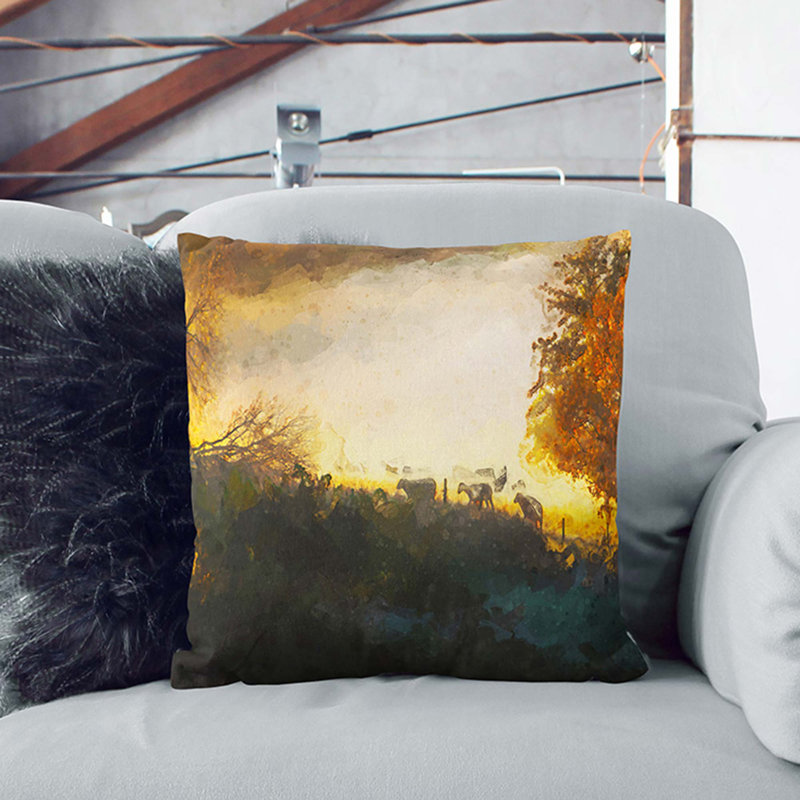 Square Cushion, 40cm H x 40cm W x 15cm D, Stone