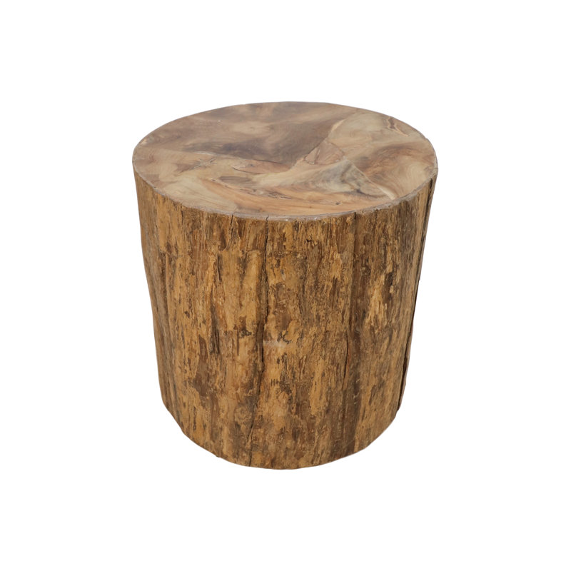 Hartley Solid Wood Drum End Table