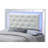 Elegant Silver Champagne Contemporary Bed