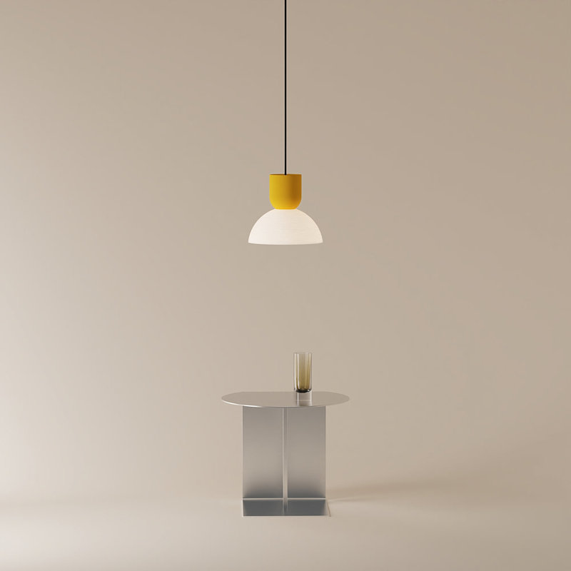 Buia Pendant Light, Sunrise, Black