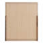 Miroir Magnolia, gris / brun