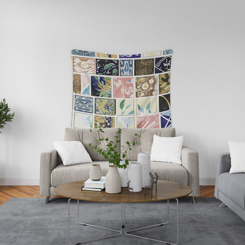 Tapisserie murale, H 88 po x l 104 po