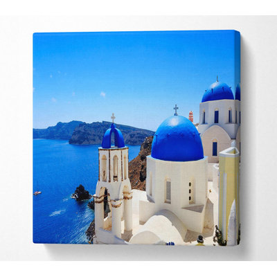 Santorini Wonder - Wrapped Canvas Art Prints