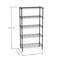 Étagère grillagée robuste à 5 niveaux réglable en métal résistant à la rouille pour cuisine, garage, 29,53 po x 13,78 po x 59,06 po-471099346