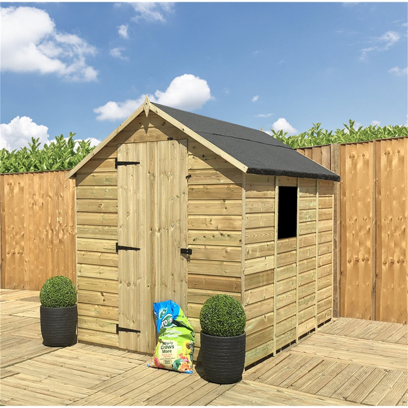 Jennerstown 5 ft. W x 5 ft. D Solid Wood Garden Shed