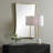 Contoured Iron Wall Mirror