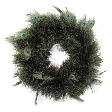 Peacock Feather Wreath!