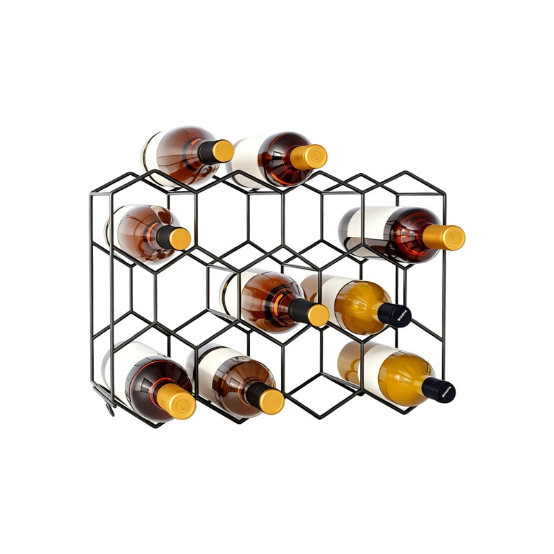 Wine Bottle Rack Black