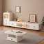 Cream Solid + Manufactured Wood TVStands-623475190