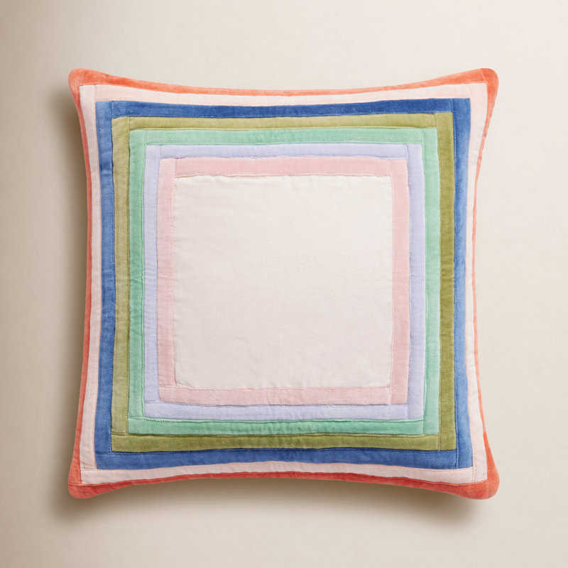 Rifle Paper Co. x Loloi Palette Pillow, Pillow Cover Only - No Inser