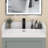 24'' W X 4'' H Solid Surface White Backsplash Polished Rectangular Vanity Top Back Splash for Vanity Sink, Window Sill, Door Transitions
