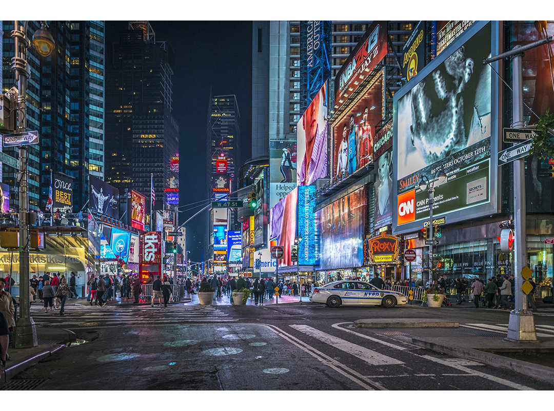 Gerahmtes Poster Time Square