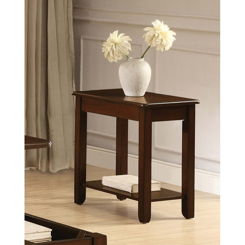 Table d'appoint contemporaine avec tablette 1 pièce