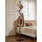 Tree-Shaped Freestanding Heavy-Duty Coat Rack, Black Metal Design, Equipped With 8 Hooks And A Cast Iron Base, Suitable For Hanging Clothes, Hats, Scarves, And Wallets.