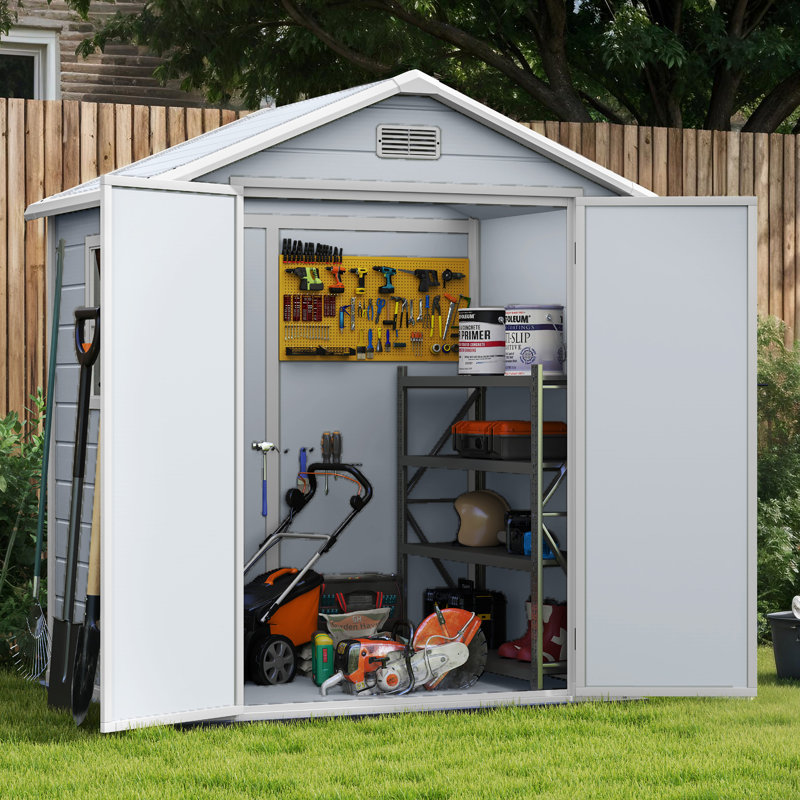 Resin Storage Shed, 82.7" H x 71.7" W x 52.7" D