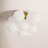 Clarksdale 120W Opal White Flush Mount-1623290979