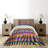 Rustic Polyester Striped Coverlet-41515381